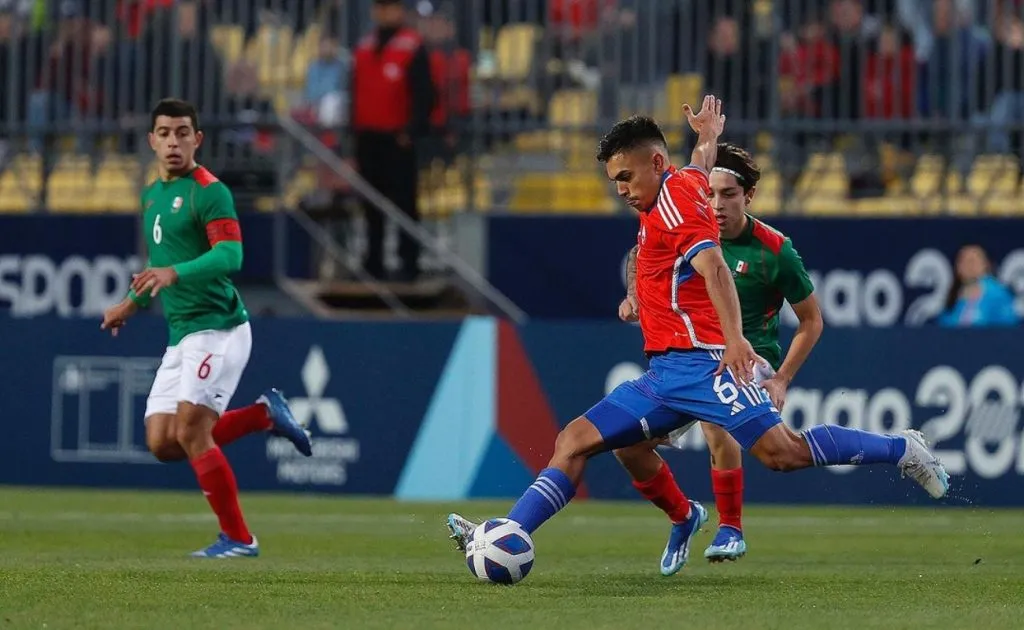 La Selección Chilena debutó en los Juegos Panamericanos de Santiago 2023 con un triunfo por 1-0 ante México (Foto: Carlos Parra, La Roja)