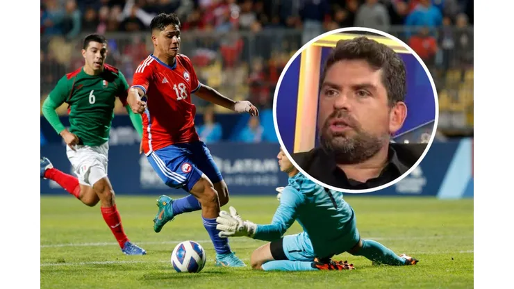 El comunicador criticó a las jóvenes promesas del fútbol chileno. (Foto: Santiago 2023 / Photosport)