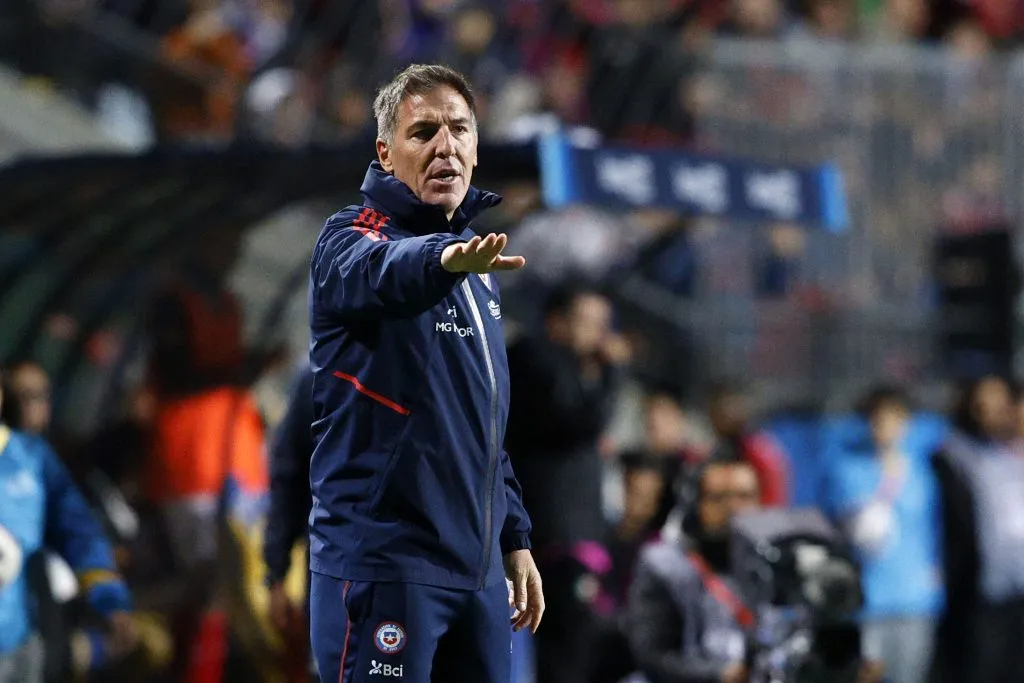 Eduardo Berizzo fue blanco de críticas en La Roja (Martin Thomas/Santiago 2023 via Photosport)