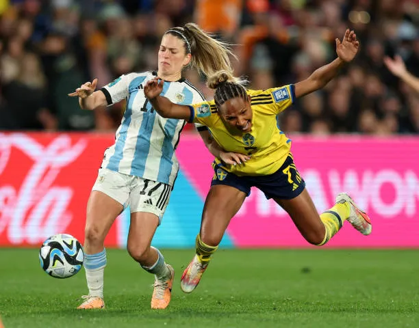 Gómez Ares en el último mundial femenino (Getty Images)