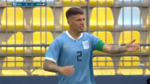Alan Saldivia el capitán de la Selección de Uruguay