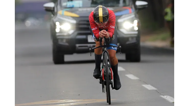 La ciclista nacional le dio la cuarta medalla al Team Chile en los Juegos Panamericanos Santiago 2023. (Foto: Aton)