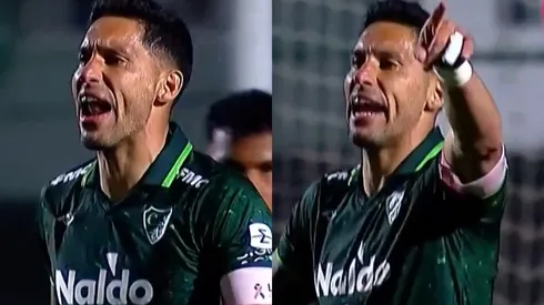 Juan Manuel Insaurralde tuvo ásperas situaciones en encuentro de Sarmiento ante Racing.