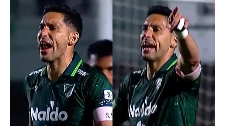 Juan Manuel Insaurralde tuvo ásperas situaciones en encuentro de Sarmiento ante Racing.
