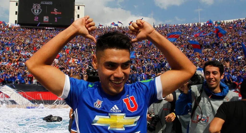 Felipe Mora se consagró campeón con la U en 2017