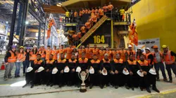 Cobreloa visita la Mina de Chuquicamata (Foto: Cobreloa SADP)