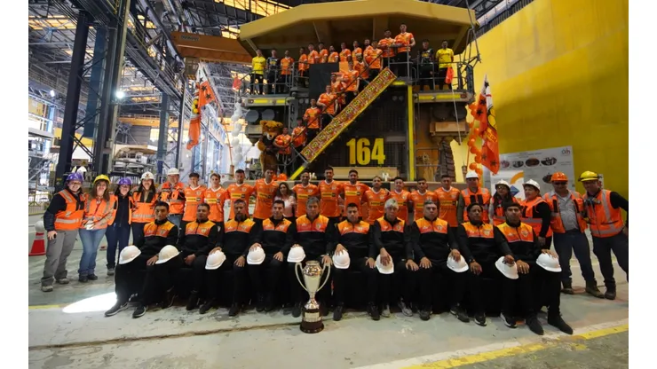 Cobreloa visita la Mina de Chuquicamata (Foto: Cobreloa SADP)