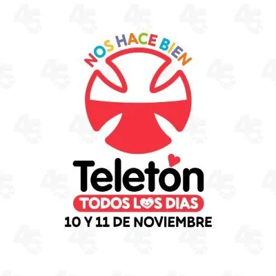 El logo de Teletón 2023 (Archivo)