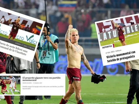 "Soteldinho" se roba las portadas de la prensa venezolana