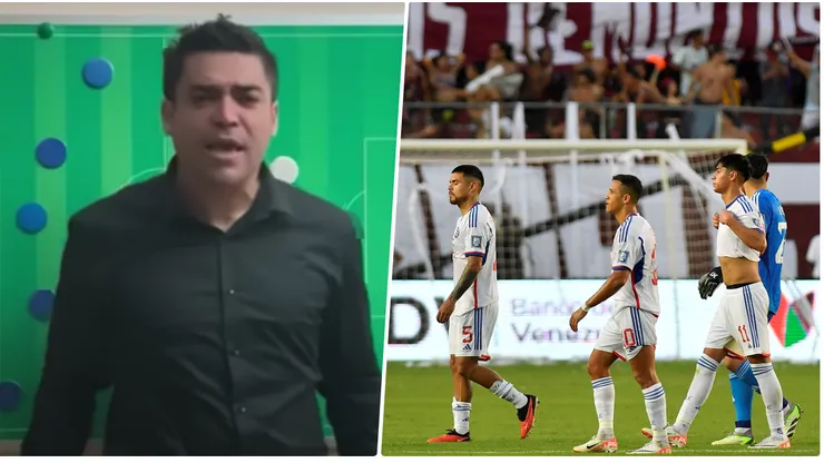 El hijo del recordado comentarista deportivo no tuvo piedad con los jugadores chilenos.