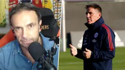 El periodista de Mega perdió la paciencia con Berizzo y le cayó con todo.