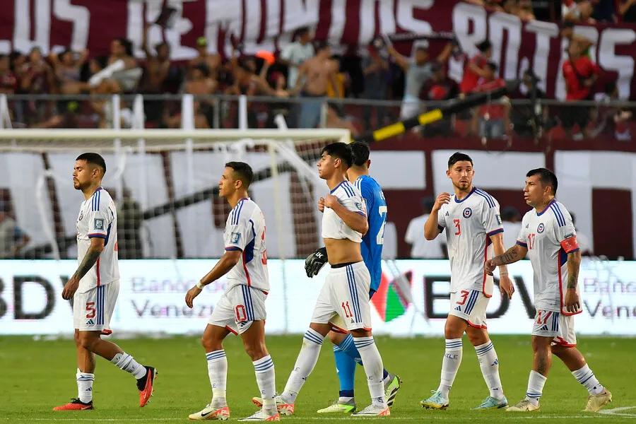Chile dejó una mala imagen en Maturin. | Foto: Photosport