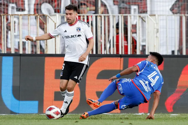 Momento en que Castro se lesiona ante Colo Colo (Photosport)