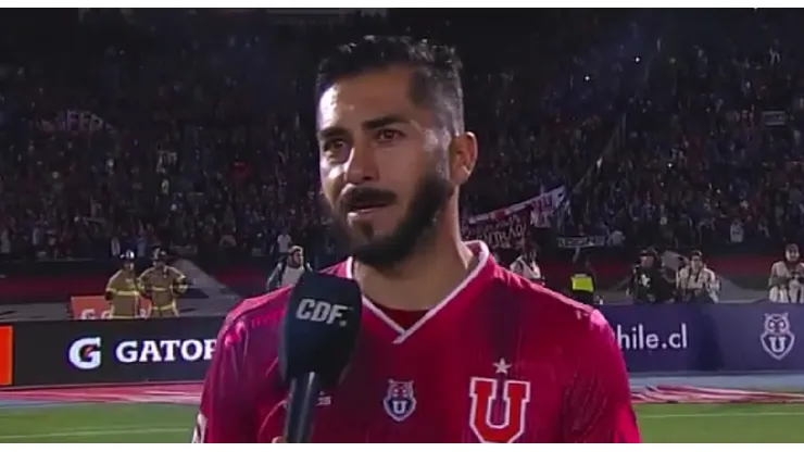 Herrera y su recordada emoción con la camiseta de la U.