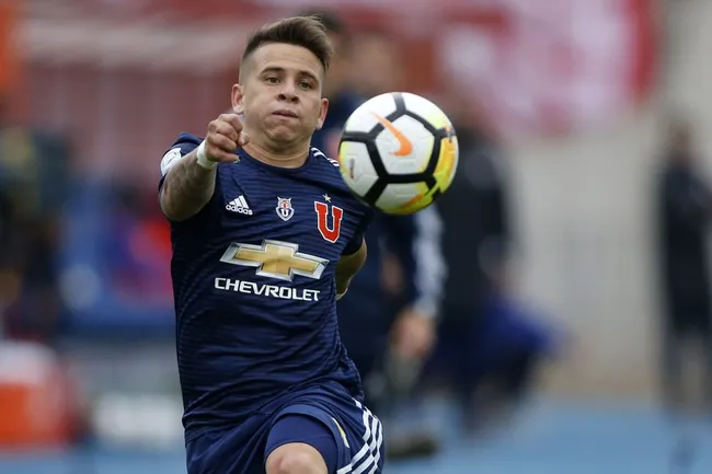 Yeferson Soteldo vistió los colores de Universidad de Chile en 2018.