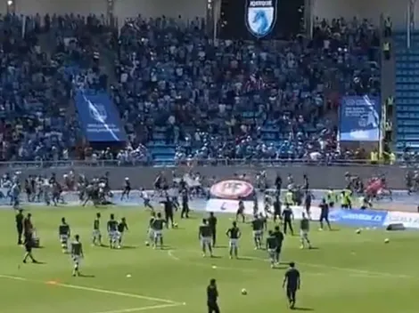 La batalla campal entre los hinchas de Iquique y Wanderers