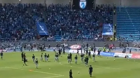 Los incidentes que preocuparon antes del inicio del partido entre Iquique y Wanderers