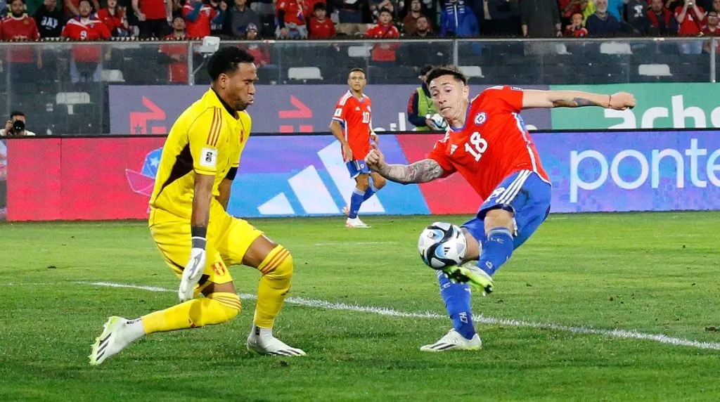 Gallese no pudo hacer nada en los goles de Chile | FOTO: Photosport