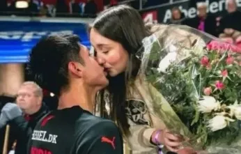 El beso de Osorio y Díaz (Instagram)