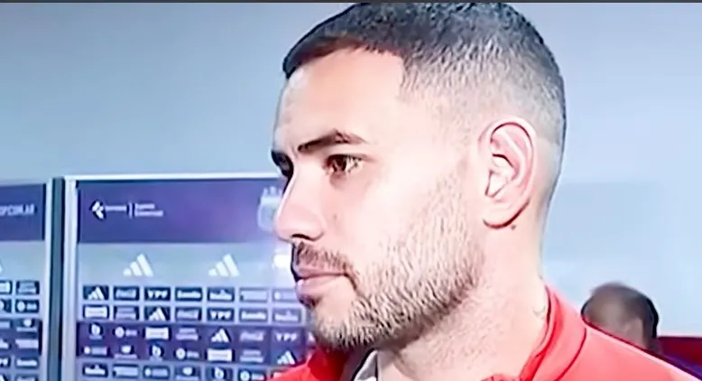 Sanabria negó haber escupido a Lionel Messi (Captura)