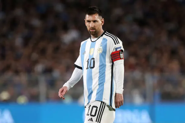 Lionel Messi, durante el partido de Argentina ante Paraguay (Getty Images)