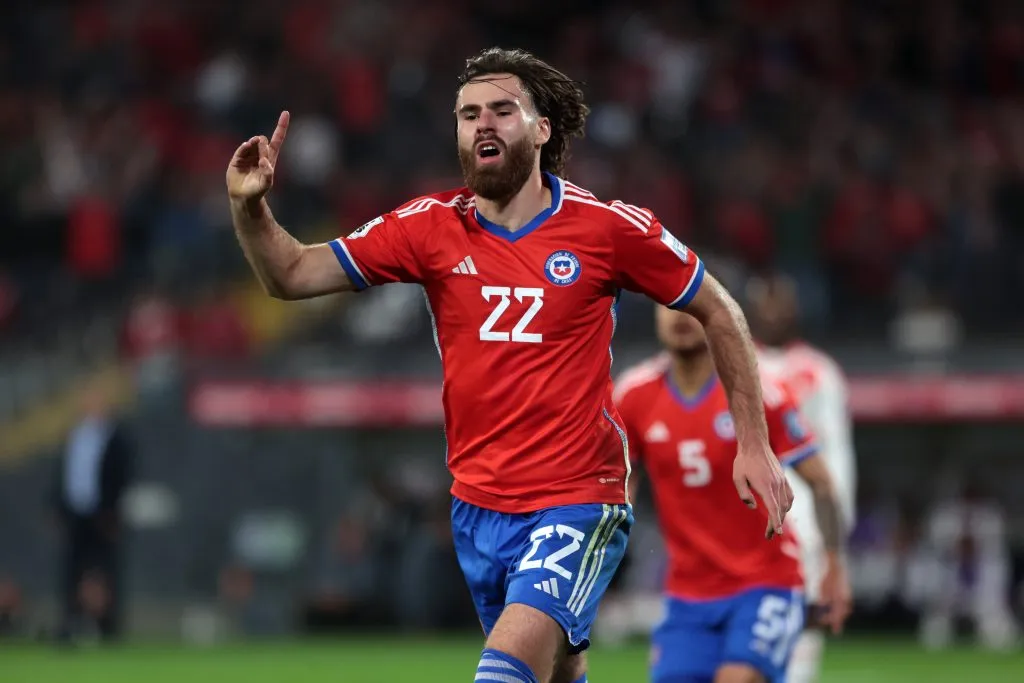 Ben Brereton fue titular en triunfo de Chile ante Perú por 2-0 (Foto: Photosport)