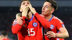 Diego Valdés marca el 1-0 de Chile ante Perú (Foto: Photosport)