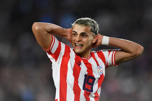 Ramón Sosa fue el más activo en los paraguayos (Getty Images)