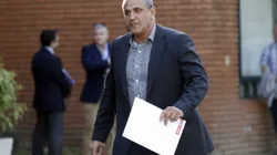 Pablo Milad entrega noticias tras su reunión con el presidente de la FIFA, Gianni Infantino (Foto: Photosport)