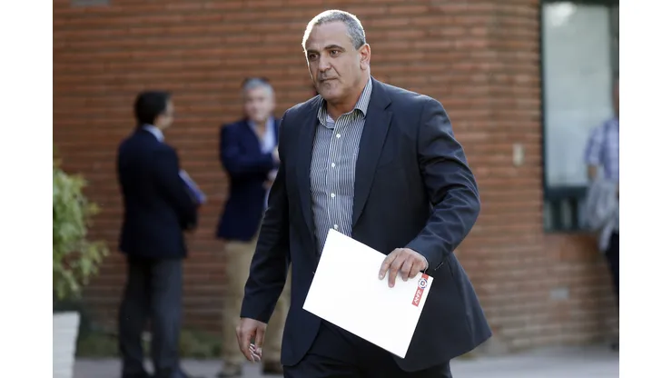 Pablo Milad entrega noticias tras su reunión con el presidente de la FIFA, Gianni Infantino (Foto: Photosport)