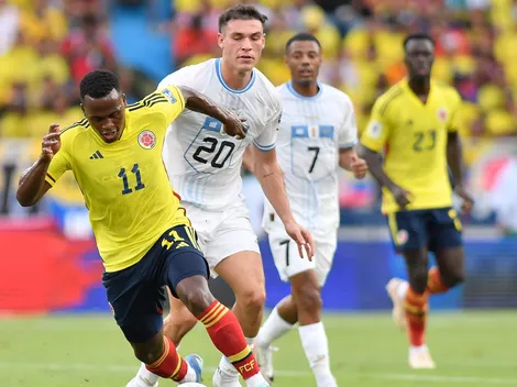 Uruguay consigue en el cierre igualar ante Colombia