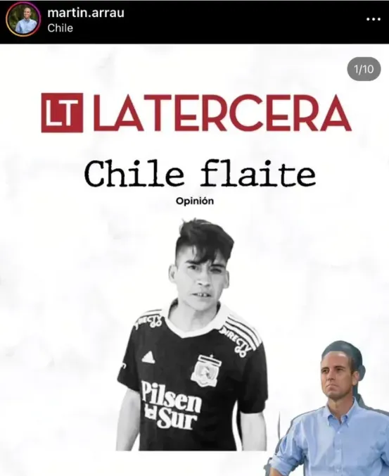 El post que subió Arrau en su cuenta de Instagram | FOTO: Captura