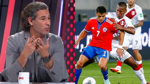 Dante Poli le quita relevancia a la rivalidad futbolística entre Chile y Perú (Foto: ESPN y Photosport)