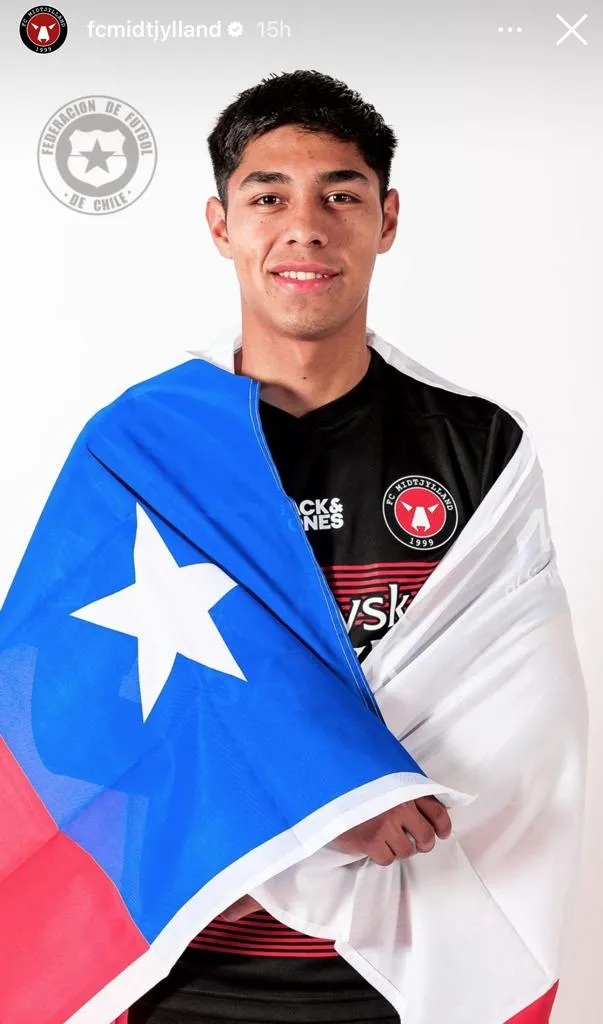 El chileno Darío Osorio (Instagram)