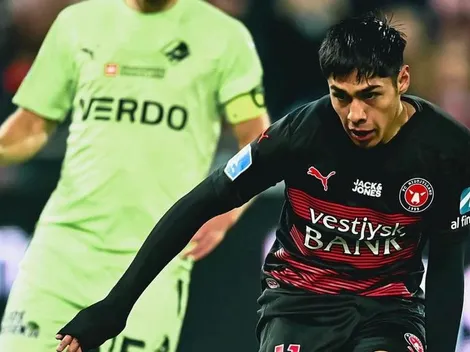 El gesto que le hace el Midtjylland al chileno Darío Osorio