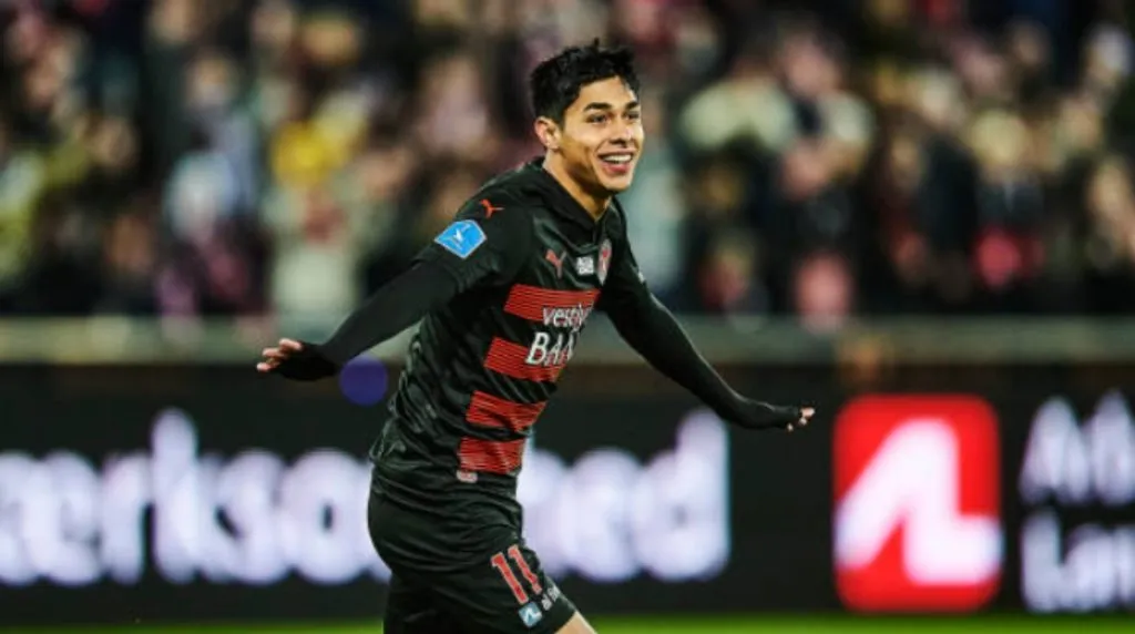 Osorio festejando su primer tanto en Dinamarca | FOTO: Getty Images