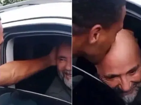 "¿Te puedo dar un beso en la pelada?": la llamativa reacción de un hincha de Flamengo tras un gran gesto de Sampaoli