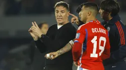 Jean Beausejour llena de flores a Eduardo Berizzo