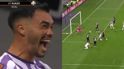 Suazo vuelve a ser figura en su estadía en Francia.