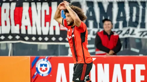 Maximiliano Falcón marcó el tanto decisivo de Colo Colo (Foto: Guille Salazar)