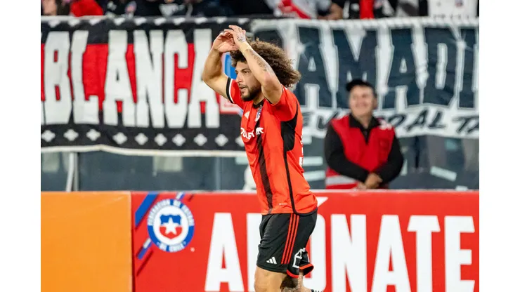 Maximiliano Falcón marcó el tanto decisivo de Colo Colo (Foto: Guille Salazar)