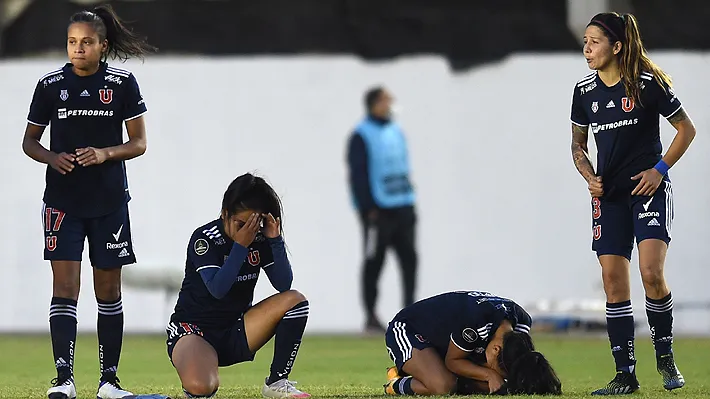 El lamento de las azules una vez que perdieron por penales en la semifinal de la copa en 2020 (Archivo)