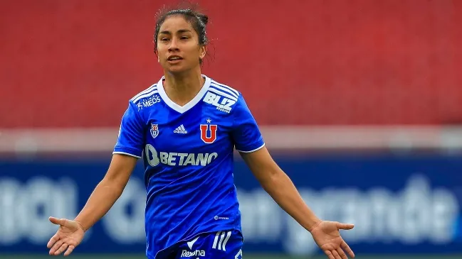 Rebeca Fernández Valiente, goleadora histórica de la U en la copa (Archivo)