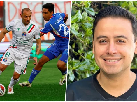 Díaz abandona el estadio Santa Laura con un chilenismo para el Trovador del Gol: "Pu.. que soy pesado"