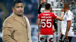 Jorge Aravena mostró su descontento con el arbitraje (Foto: Photosport)