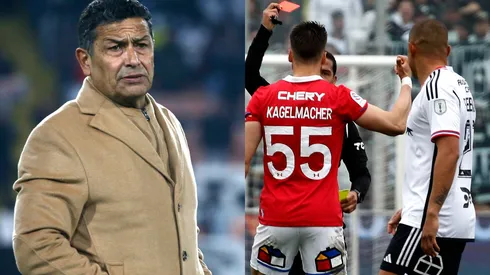 Jorge Aravena mostró su descontento con el arbitraje (Foto: Photosport)