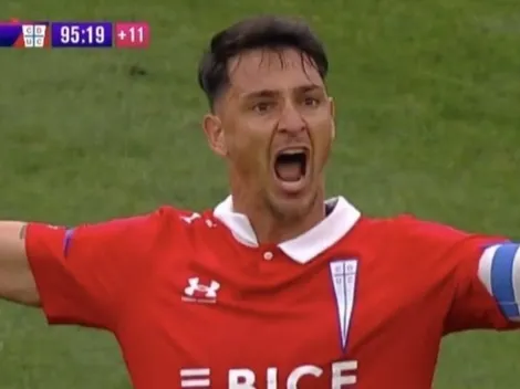 VIDEO: La eufórica celebración de Zampedri antes del triunfo de Colo Colo que se hace viral