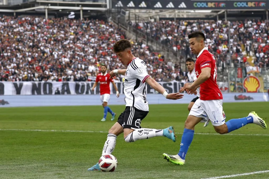 Parra se mostró activo desde el arranque del partido | FOTO: Dragomir Yankovic/Photosport