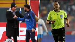 Nicolás Castillo no tuvo piedad con el árbitro Felipe González.