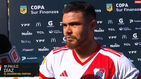 Paulo Díaz fue la gran figura en el triunfo de River ante Boca
